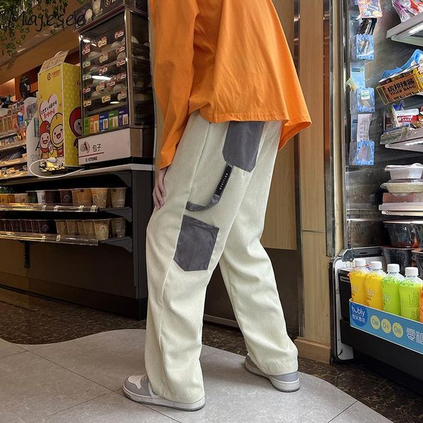 pants wide leg pants men corduroy spring allmatch korean style slacks thick leisure loose trendy plus size harajuku design oversize, Black
pants wide leg pants men corduroy spring allmatch korean style slacks thick leisure loose trendy plus size harajuku design oversize, Black
