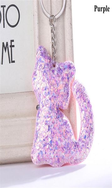 lovely cat shape sequins glitter key chain for women handbag pendant keychain car keyring fashion jewelry 5774678, Silver
lovely cat shape sequins glitter key chain for women handbag pendant keychain car keyring fashion jewelry 5774678, Silver