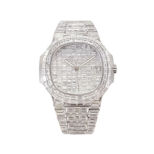 men's full diamond luminous fashion watch elegant and atmospheric sapphire folding buckle deep waterproof, Slivery;brown
men's full diamond luminous fashion watch elegant and atmospheric sapphire folding buckle deep waterproof, Slivery;brown