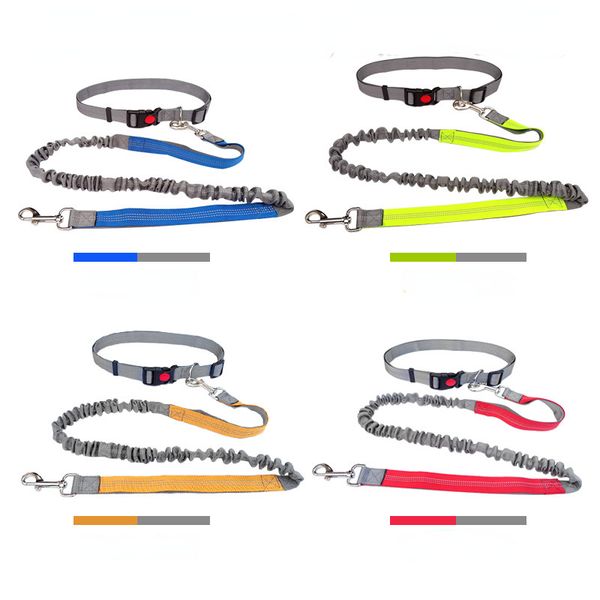 

Hands Free Dog Leash, A Running Leash for Dogs That Makes A Great Waist Leash for Dog Walking, Bungee Dog Leash with Reflective Stitching and Adjustable Dog Walking Belt