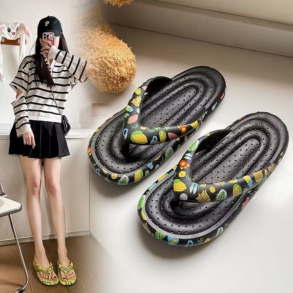 outdoor platform slippers women fashion lovely indoor bathroom soft sole personality non-slip beach sandals, Black
outdoor platform slippers women fashion lovely indoor bathroom soft sole personality non-slip beach sandals, Black