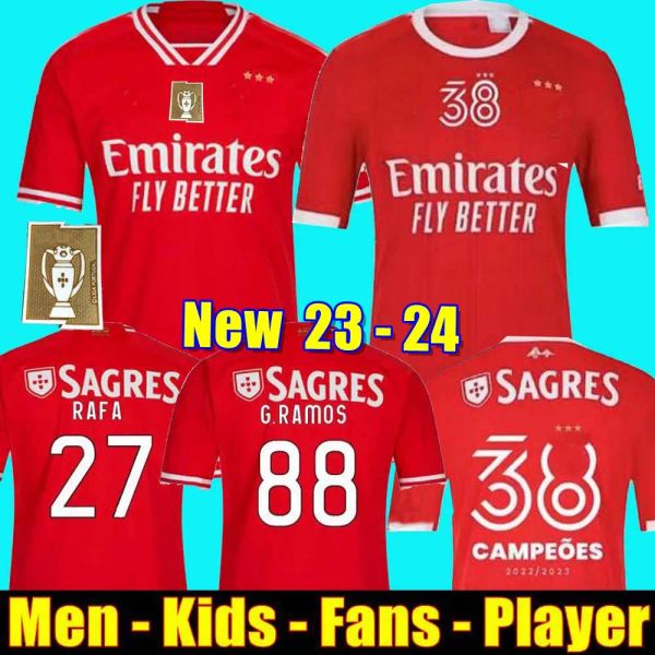 23 24 fans player version benfica soccer jerseys seferovic waldschmidt everton pizzi rafa darwin g.ramos 2023 2024 home away men kids kit fo, Black;yellow
23 24 fans player version benfica soccer jerseys seferovic waldschmidt everton pizzi rafa darwin g.ramos 2023 2024 home away men kids kit fo, Black;yellow