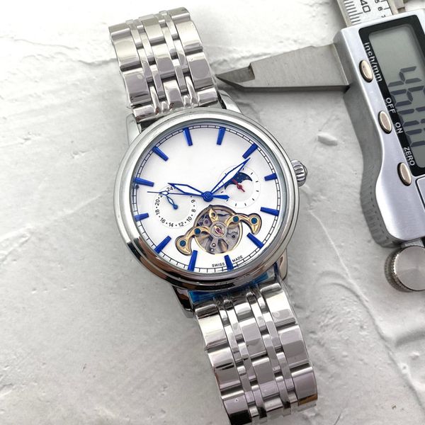 business mens watch mechanical automatic watch designer watch moon phase date brand stainless steel strap watch man vesace birthday gift fas, Slivery;brown
business mens watch mechanical automatic watch designer watch moon phase date brand stainless steel strap watch man vesace birthday gift fas, Slivery;brown