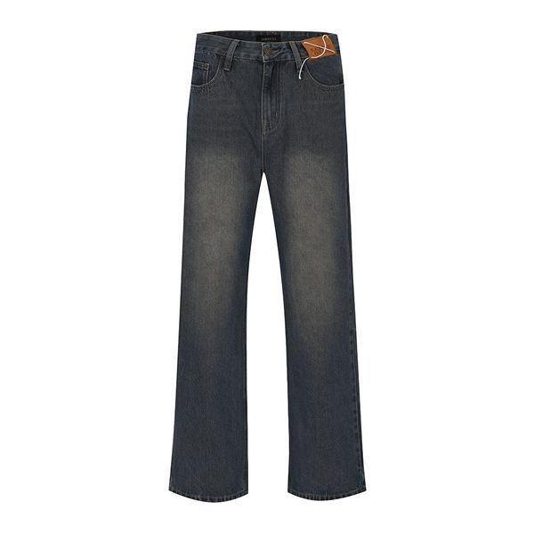 high street washed pockets vintage men's jeans pants baggy casual denim trousers oversized hip hop loose cargos, Blue
high street washed pockets vintage men's jeans pants baggy casual denim trousers oversized hip hop loose cargos, Blue