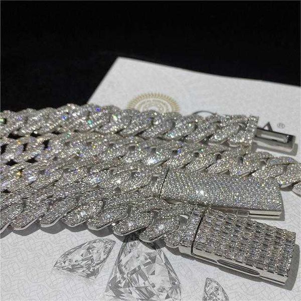 iced out pass diamond tester vvs moissanite jewelry necklace bracelet women 14mm cuban link chain, Silver
iced out pass diamond tester vvs moissanite jewelry necklace bracelet women 14mm cuban link chain, Silver