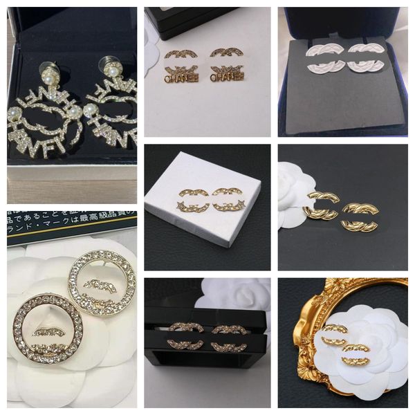 luxury designers earring stud letter famous women fashion earring wedding party jewerlry 18k gold plated 20style, Golden;silver
luxury designers earring stud letter famous women fashion earring wedding party jewerlry 18k gold plated 20style, Golden;silver