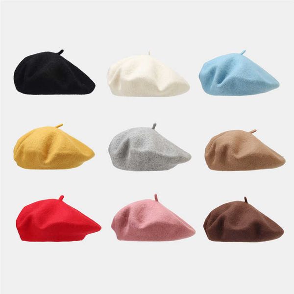 berets autumn winter solid warm beret painter's octagonal hat for women and girls g220612, Blue;gray
berets autumn winter solid warm beret painter's octagonal hat for women and girls g220612, Blue;gray