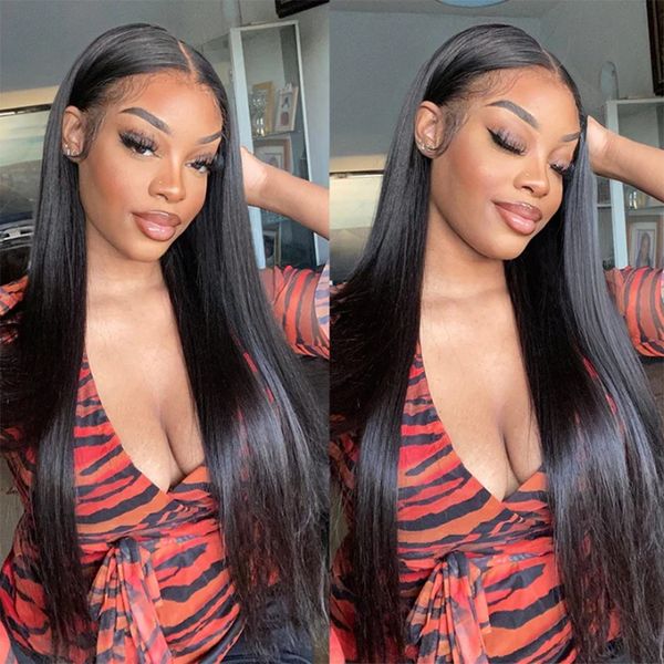 straight lace front human hair wigs 13x4 hd lace closure wig with baby hair bone straight long lace frontal wigs, Black;brown
straight lace front human hair wigs 13x4 hd lace closure wig with baby hair bone straight long lace frontal wigs, Black;brown