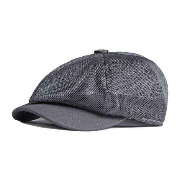 berets acrylic spring summer solid mesh beret news boys' flat hat for men and women 03 g220612, Blue;gray
berets acrylic spring summer solid mesh beret news boys' flat hat for men and women 03 g220612, Blue;gray