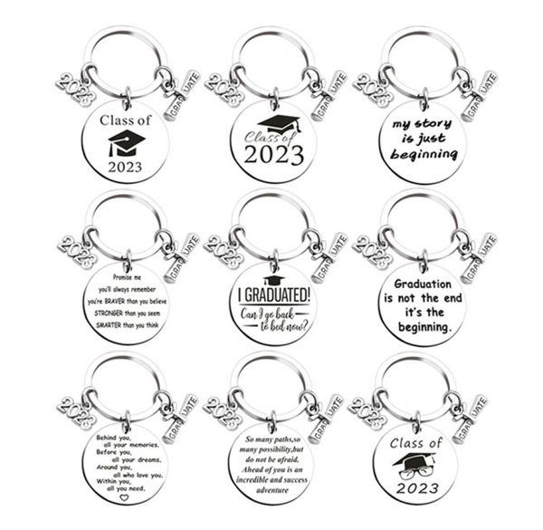 2023 stainless steel graduation keychain scroll pendant keychains fashion accessories keyring graduation gift key chain5814588, Silver
2023 stainless steel graduation keychain scroll pendant keychains fashion accessories keyring graduation gift key chain5814588, Silver