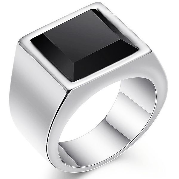 mens black onyx rings stainless steel square agate signet rings for men thumb ring band for dad father jewelry gift anillos de hombre yw219c, Golden;silver
mens black onyx rings stainless steel square agate signet rings for men thumb ring band for dad father jewelry gift anillos de hombre yw219c, Golden;silver