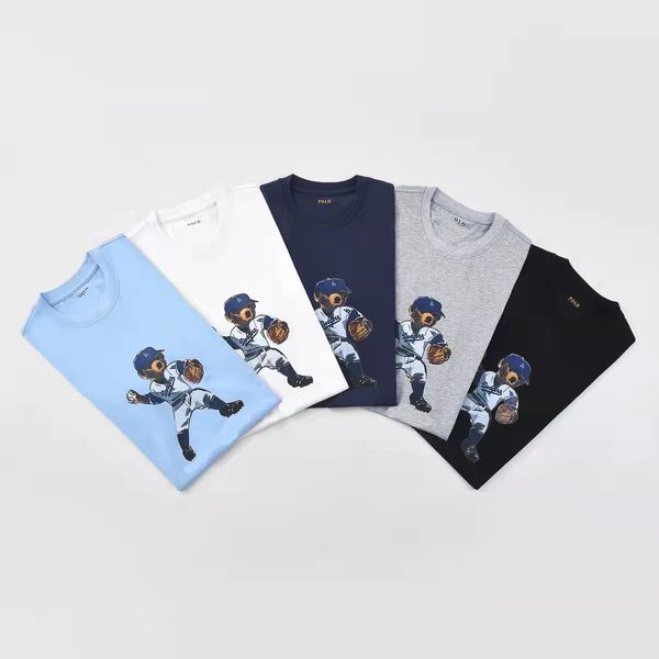 ralphs embroidery little bear polos shirt mens designer t shirts casual clothes material clothes, White;black
ralphs embroidery little bear polos shirt mens designer t shirts casual clothes material clothes, White;black