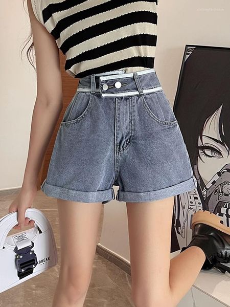 women's jeans ftlzz summer casual women empire slim a-line denim shorts vintage lady high street wide leg, Blue
women's jeans ftlzz summer casual women empire slim a-line denim shorts vintage lady high street wide leg, Blue