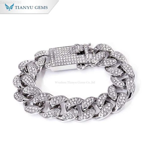 tianyu gems customized 6inch to 8inch real silver plated 18k gold chunky hip hop cuban chain male bracelet
tianyu gems customized 6inch to 8inch real silver plated 18k gold chunky hip hop cuban chain male bracelet