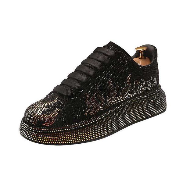 dress shoes 2022 new dandelion spikes flat leather shoes rhinestone fashion men embroidery loafer dress smoking slipper casual diamond shoe, Black
dress shoes 2022 new dandelion spikes flat leather shoes rhinestone fashion men embroidery loafer dress smoking slipper casual diamond shoe, Black