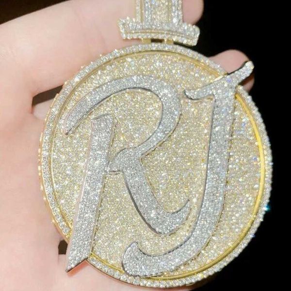 moissanite custom pendant necklace men street hip hop letter jewelry solid back custom round pendant necklace no minimum, Silver
moissanite custom pendant necklace men street hip hop letter jewelry solid back custom round pendant necklace no minimum, Silver
