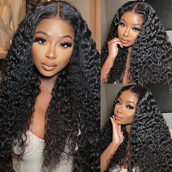 new product raw indian deep wave 13x4/13x6 hd transparent lace frontal wig 250 density 4x4 lace closure human hair wig pre-plucked, Black;brown
new product raw indian deep wave 13x4/13x6 hd transparent lace frontal wig 250 density 4x4 lace closure human hair wig pre-plucked, Black;brown