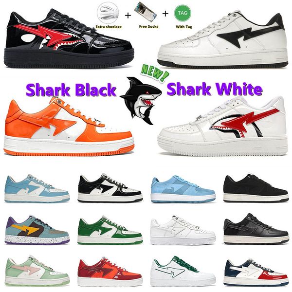 2023 bapest designer casual shoes platform sneakers bapestas shark black white sta patent leather green black white plate-forme for men wome
2023 bapest designer casual shoes platform sneakers bapestas shark black white sta patent leather green black white plate-forme for men wome