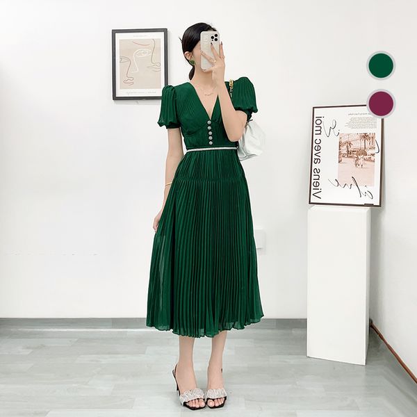 casual dresses s-elf portrait dress chiffon pleated midi embellished buttons green 4 retail, White;black
casual dresses s-elf portrait dress chiffon pleated midi embellished buttons green 4 retail, White;black