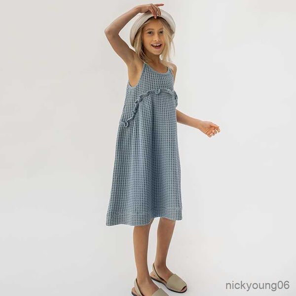 girl's dresses girls waffle sleeveless dress 2023 summer new teen girl beach holiday strap with frill r230612, Red;yellow
girl's dresses girls waffle sleeveless dress 2023 summer new teen girl beach holiday strap with frill r230612, Red;yellow
