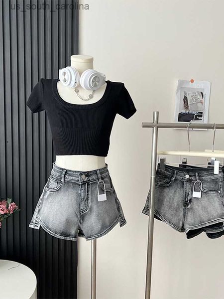 2023 new women korean fashion tide gyaru y2k harajuku denim shorts a-line bottoms pants streetwear 2000s aesthetic girl ins l230522, White;black
2023 new women korean fashion tide gyaru y2k harajuku denim shorts a-line bottoms pants streetwear 2000s aesthetic girl ins l230522, White;black