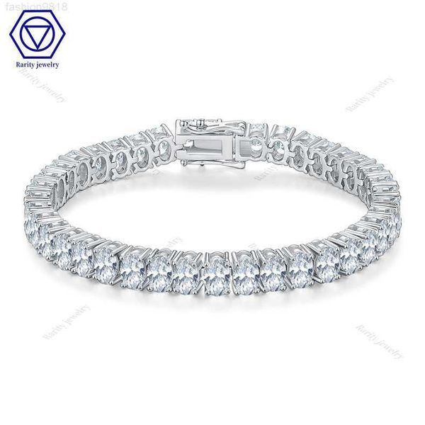 rarity wholesale factory price iced out oval shape d color vvs 925 sterling silver moissanite tennis chain bracelet for gift
rarity wholesale factory price iced out oval shape d color vvs 925 sterling silver moissanite tennis chain bracelet for gift