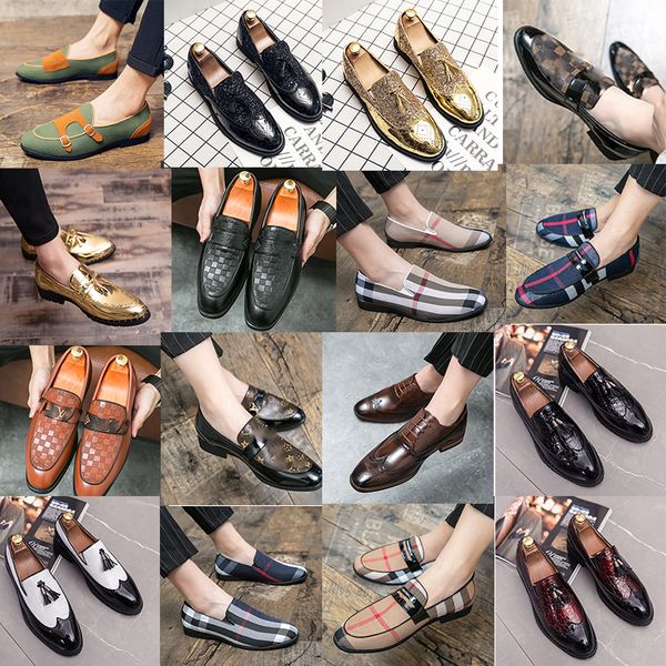 luxury brand polished crocodile print leffer shoes for men comfortable low heel pointed leather shoes office business versatile shoes size 3, Black
luxury brand polished crocodile print leffer shoes for men comfortable low heel pointed leather shoes office business versatile shoes size 3, Black