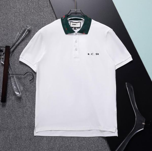 new fashion mens t shirt lapel cool pattern polos print short sleeve couples round neck tees, White;black
new fashion mens t shirt lapel cool pattern polos print short sleeve couples round neck tees, White;black