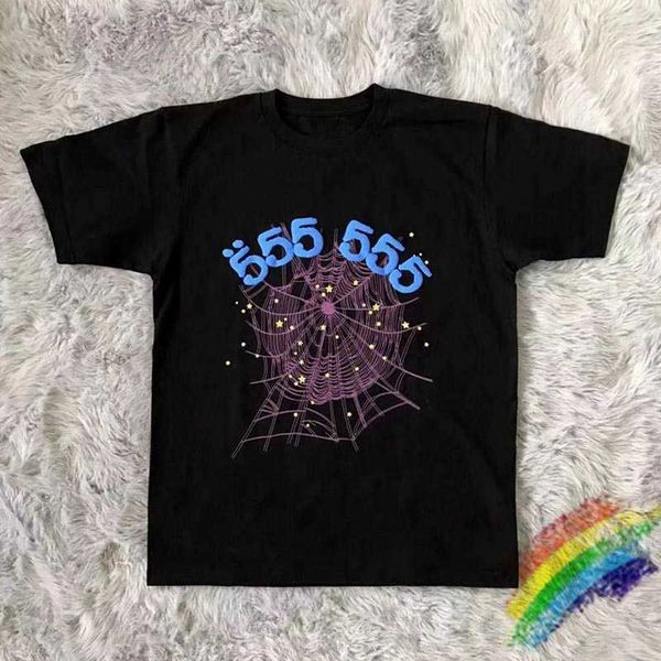men's hoodies sweatshirts foaming printing sp5der 555555 angel number t shirt men 1 1 spider web pattern t-shirt tees, Black
men's hoodies sweatshirts foaming printing sp5der 555555 angel number t shirt men 1 1 spider web pattern t-shirt tees, Black