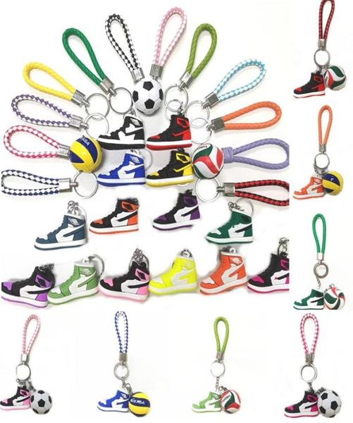 3pcssets silicone 3d sneaker ball rope keychain basketball football volleyball sport shoes keycring bag rope keychains for men wo2158794, Silver
3pcssets silicone 3d sneaker ball rope keychain basketball football volleyball sport shoes keycring bag rope keychains for men wo2158794, Silver