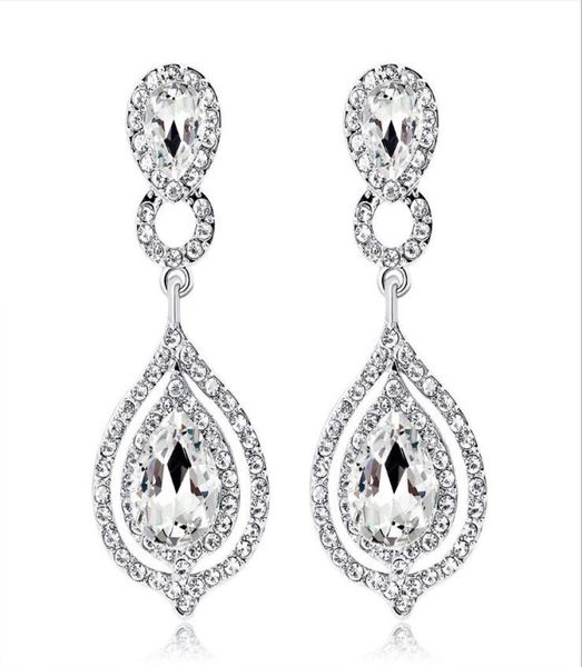 shining crystals earrings rhinestones long drop earring for women bridal jewelry wedding gift for bridesmaids in stock whole7085285, White
shining crystals earrings rhinestones long drop earring for women bridal jewelry wedding gift for bridesmaids in stock whole7085285, White