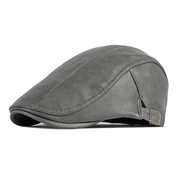 berets autumn winter pu solid color news boys' flat hat male and female painter beret 35 g220612, Blue;gray
berets autumn winter pu solid color news boys' flat hat male and female painter beret 35 g220612, Blue;gray