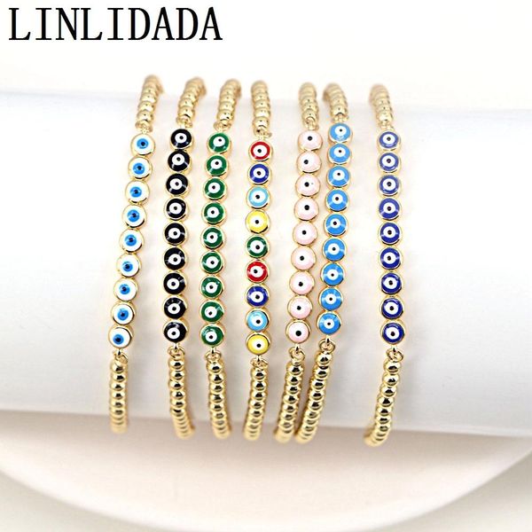bangle 10pcs new design colorful color eyes bracelets gold filled beads bracelet vintage adjustable bracelet for women, Black
bangle 10pcs new design colorful color eyes bracelets gold filled beads bracelet vintage adjustable bracelet for women, Black