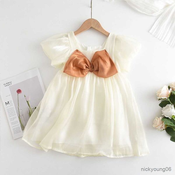girl's dresses girls dress new bow kids princess children clothes casual wear vestido infantil r230612, Red;yellow
girl's dresses girls dress new bow kids princess children clothes casual wear vestido infantil r230612, Red;yellow