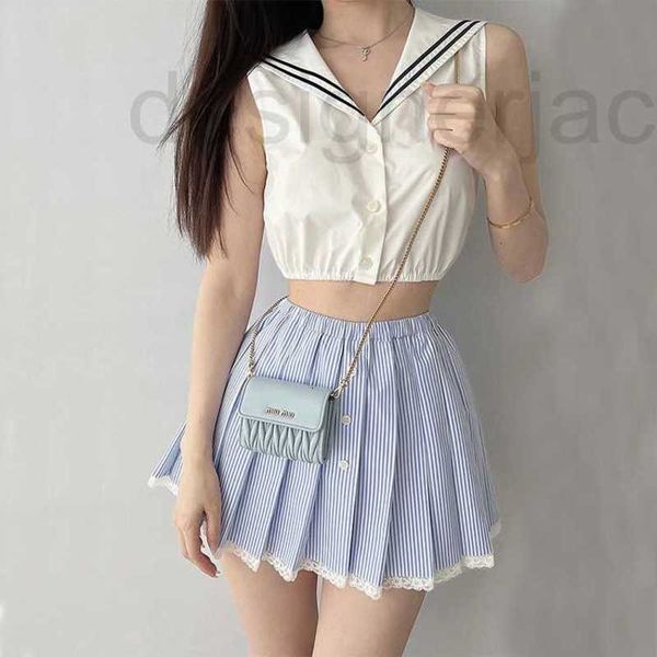 skirts designer 2023 summer new vertical stripe spliced lace edge half skirt light luxury pure desire to show thin 100 pleated short trend 7, Black
skirts designer 2023 summer new vertical stripe spliced lace edge half skirt light luxury pure desire to show thin 100 pleated short trend 7, Black