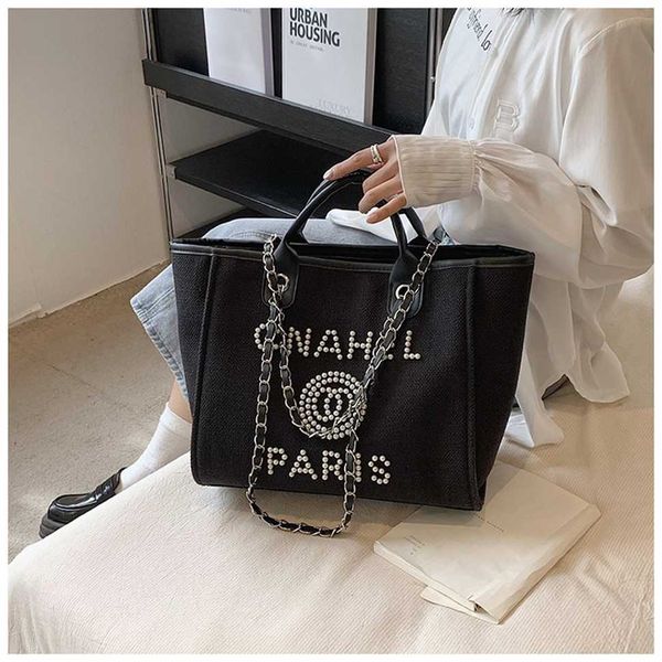 large capacity women's bag new fashion commuter big bag chain beaded versatile one shoulder tote bag 70% outlet store online
large capacity women's bag new fashion commuter big bag chain beaded versatile one shoulder tote bag 70% outlet store online