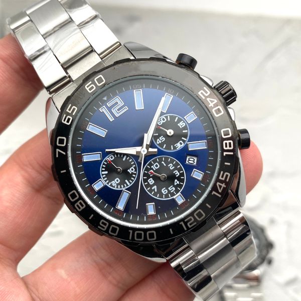 2023 luxury men's watch designer watch chronograph quartz watch casual watch stainless steel strap 43mm dial waterproof watch with case, Slivery;brown
2023 luxury men's watch designer watch chronograph quartz watch casual watch stainless steel strap 43mm dial waterproof watch with case, Slivery;brown