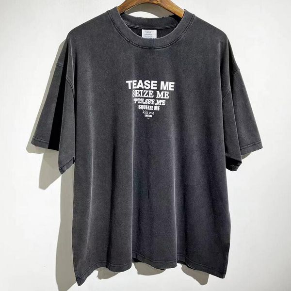 2023ss letter embroidery vintage washed tees casual oversized t-shirt streetwear men's clothing woman clothes, Black;brown
2023ss letter embroidery vintage washed tees casual oversized t-shirt streetwear men's clothing woman clothes, Black;brown