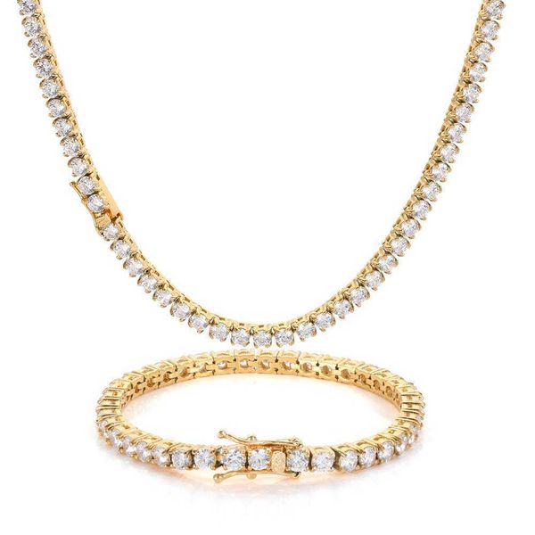 wholesale 4mm stainless steel gold plated iced out moissanite tennis chain diamond chain, Silver
wholesale 4mm stainless steel gold plated iced out moissanite tennis chain diamond chain, Silver