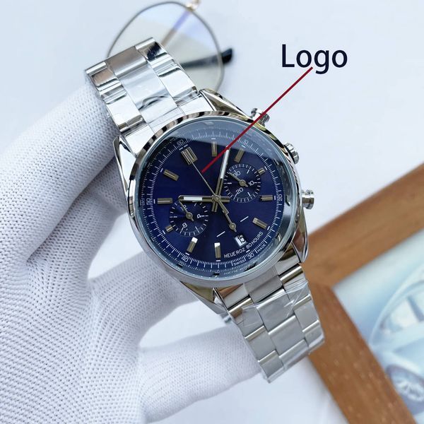 men's watches, business fashion watches tag new six hands full function calendar watches gold-plated hands all steel strap genuine leat, Slivery;brown
men's watches, business fashion watches tag new six hands full function calendar watches gold-plated hands all steel strap genuine leat, Slivery;brown