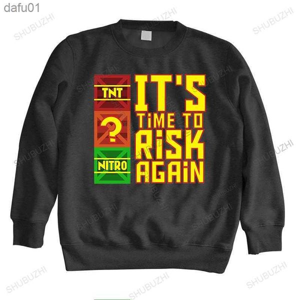 man crew neck sweatshirt autumn cotton hoodie new it s time to risk again brand vintage winter loose cool style hoody for boys l230520, Black
man crew neck sweatshirt autumn cotton hoodie new it s time to risk again brand vintage winter loose cool style hoody for boys l230520, Black
