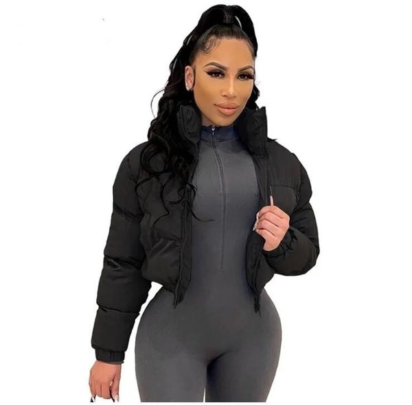 womens jackets cotton padded coat women patchwork puffer parka outwear solid color winter warm zipper crop jacket s-2xl, Black;brown
womens jackets cotton padded coat women patchwork puffer parka outwear solid color winter warm zipper crop jacket s-2xl, Black;brown