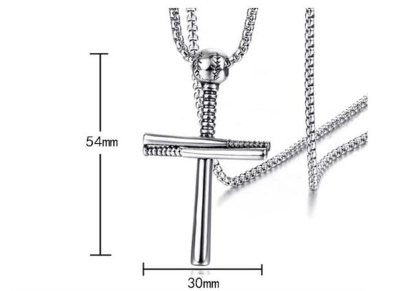 whole new juses hip hop baseball cross pendant necklace for men silver color stainless steel necklace ball bat chain female j4281153
whole new juses hip hop baseball cross pendant necklace for men silver color stainless steel necklace ball bat chain female j4281153