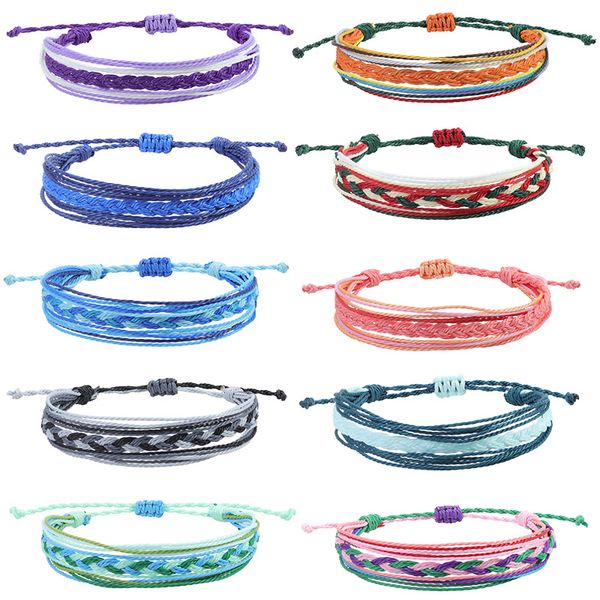 colorful bohemian woven bracelet men's and women's friendship bracelet wax thread fashion accessories adjustable, Golden;silver
colorful bohemian woven bracelet men's and women's friendship bracelet wax thread fashion accessories adjustable, Golden;silver