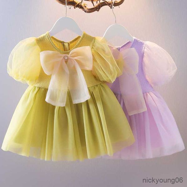girl's dresses baby girl dress 2023 summer net red fairy children's big bowknot purple yarn kids clothes r230612, Red;yellow
girl's dresses baby girl dress 2023 summer net red fairy children's big bowknot purple yarn kids clothes r230612, Red;yellow