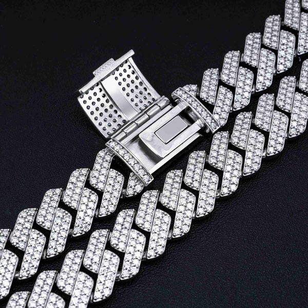 diamond jewelry moissanite 925 sterling silver 18k gold plated miami iced cuban necklace for homme hip hop chain
diamond jewelry moissanite 925 sterling silver 18k gold plated miami iced cuban necklace for homme hip hop chain