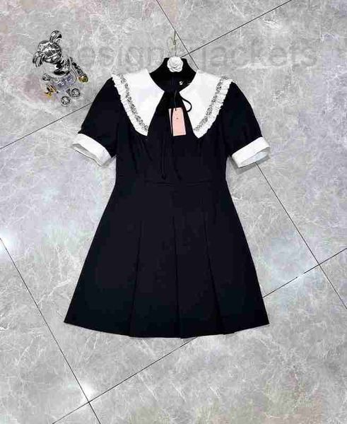 basic & casual dresses designer 2023 summer new girls' fashion, age reducing, sweet temperament, diamond wood ear edge doll neck dress, Black;gray
basic & casual dresses designer 2023 summer new girls' fashion, age reducing, sweet temperament, diamond wood ear edge doll neck dress, Black;gray