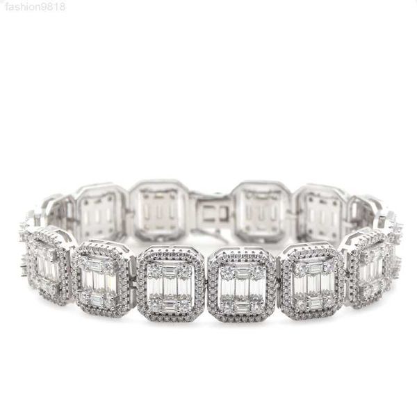 hip hop iced out crystal sugar chain 925 sterling silver baguette moissanite tennis chain bracelet
hip hop iced out crystal sugar chain 925 sterling silver baguette moissanite tennis chain bracelet