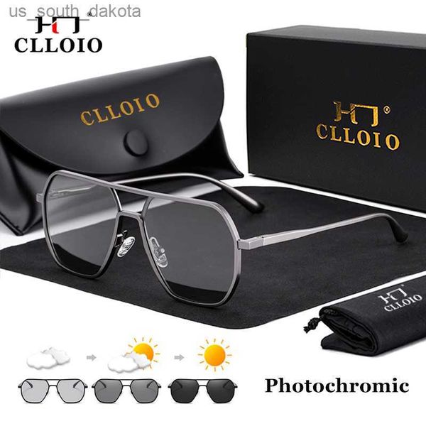 clloio new fashion aluminum pchromic sunglasses men women polarized sun glasses chameleon anti-glare driving oculos de sol l230523, White;black
clloio new fashion aluminum pchromic sunglasses men women polarized sun glasses chameleon anti-glare driving oculos de sol l230523, White;black