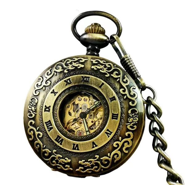 wholesale of mechanical pocket watches fashion classic flip watch perspective roman relief hollowed out men's and women's casual m, Slivery;brown
wholesale of mechanical pocket watches fashion classic flip watch perspective roman relief hollowed out men's and women's casual m, Slivery;brown